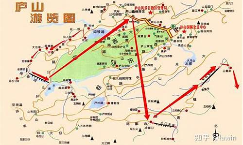 庐山旅游路线图2023最新版本