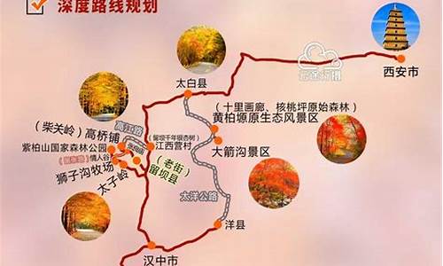 陕西旅游路线图怎么画_陕西旅游路线图怎么画的